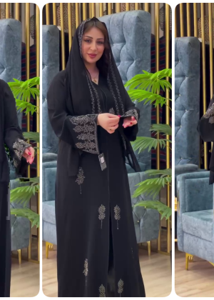 120 Gher Borkha, 85 inch Hijab, Nikab Premium Quality Dubai Cheri MCB2411