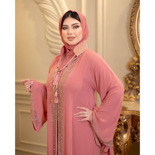 Extra koti, Borkha and Hijab Stylish Stone Dubai Chery Borkha 2551