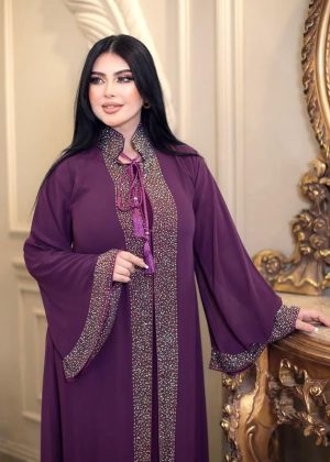 Alternative view of Extra koti, Borkha and Hijab Stylish Stone Dubai Chery Borkha 2552