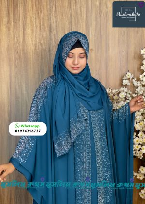 Alternative view of Borkha & Hijab Stylish Stone , Dubai Chery  Raqiya Borkha 2590