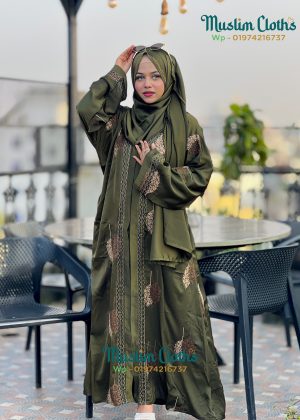 Premium Zafran Embroidered Dress â A Royal Statement of Elegance 25208