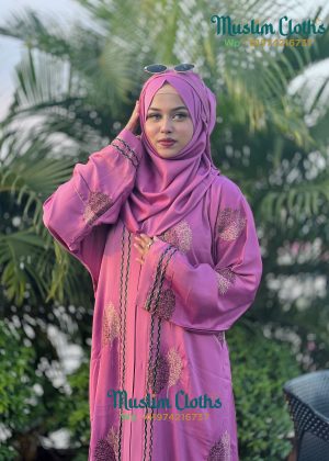 Alternative view of Premium Zafran Embroidered Dress â A Royal Statement of Elegance 25206