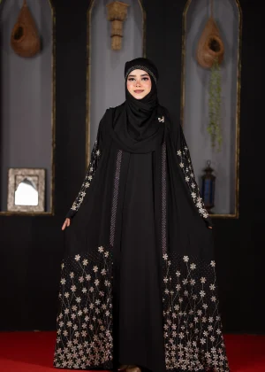 2615 Premium Embroidery Burka for Women in Bangladesh | Stylish Modest Wear | Muslim Cloths