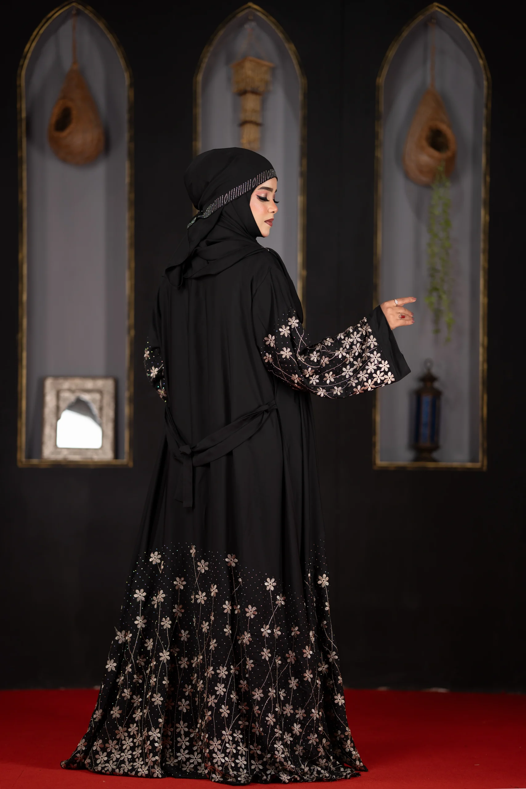 2615 Premium Embroidery Burka for Women in Bangladesh | Stylish Modest Wear | Muslim Cloths - Image 3