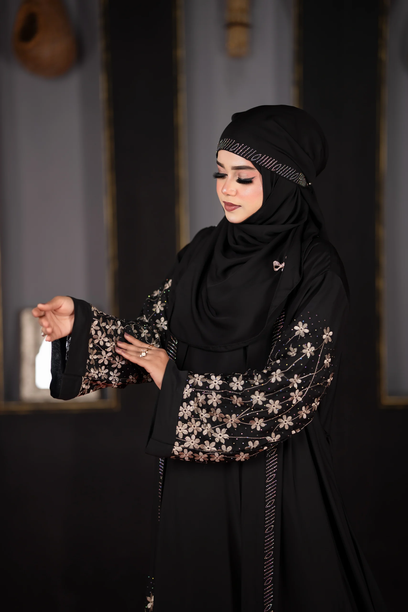 2615 Premium Embroidery Burka for Women in Bangladesh | Stylish Modest Wear | Muslim Cloths - Image 2