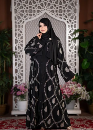 2620 Premium Embroidery Burka for Women in Bangladesh | Stylish Modest Wear | Muslim Cloths