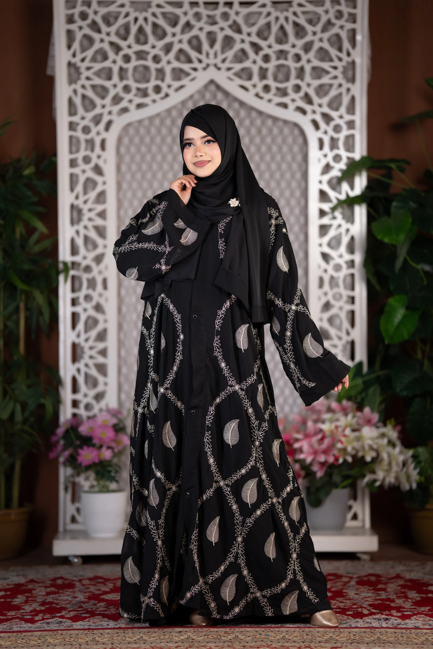 2620 Premium Embroidery Burka for Women in Bangladesh | Stylish Modest Wear | Muslim Cloths