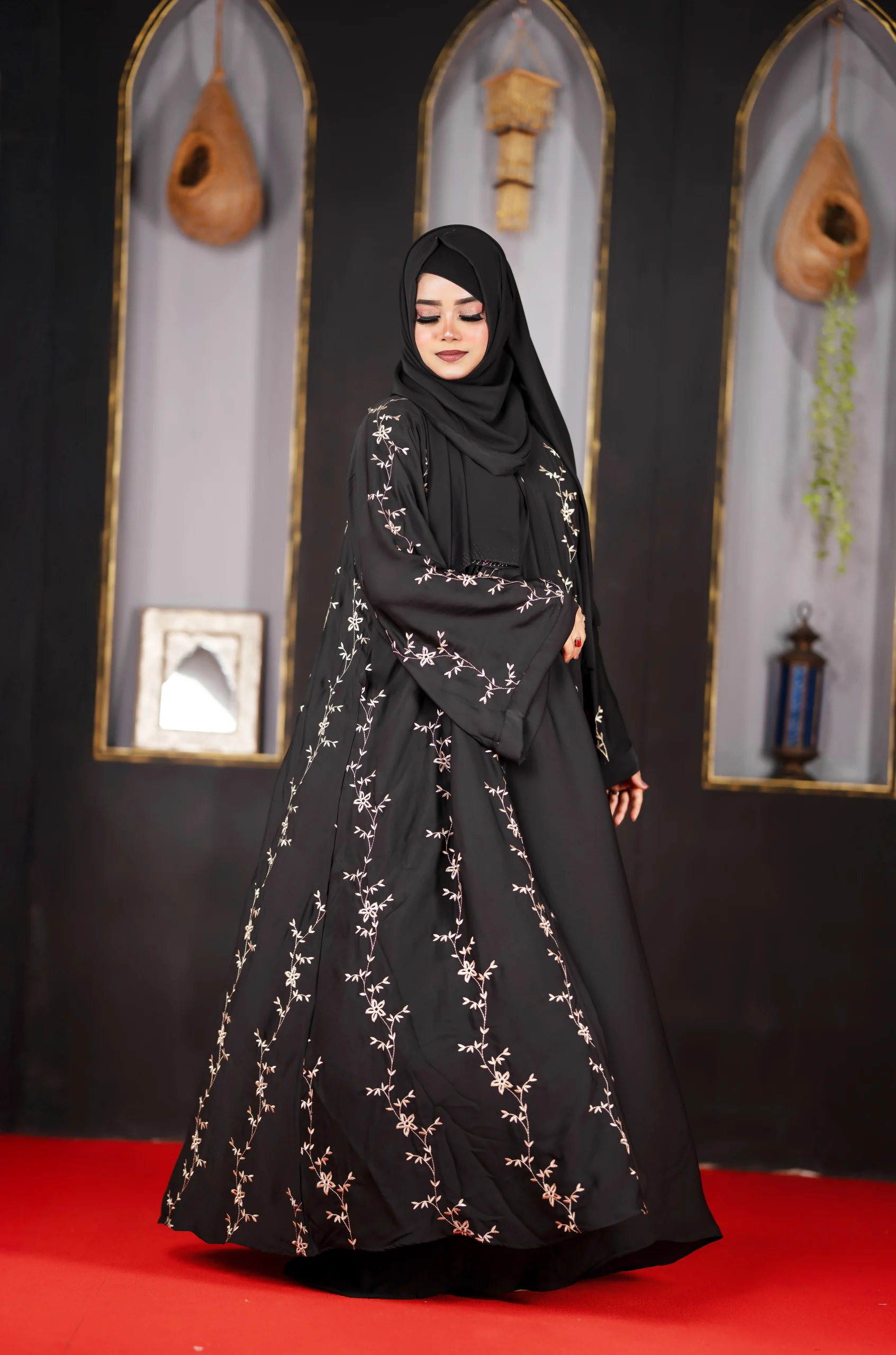 2610 Premium Embroidery Burka for Women in Bangladesh | Stylish Modest Wear | Muslim Cloths - Image 2