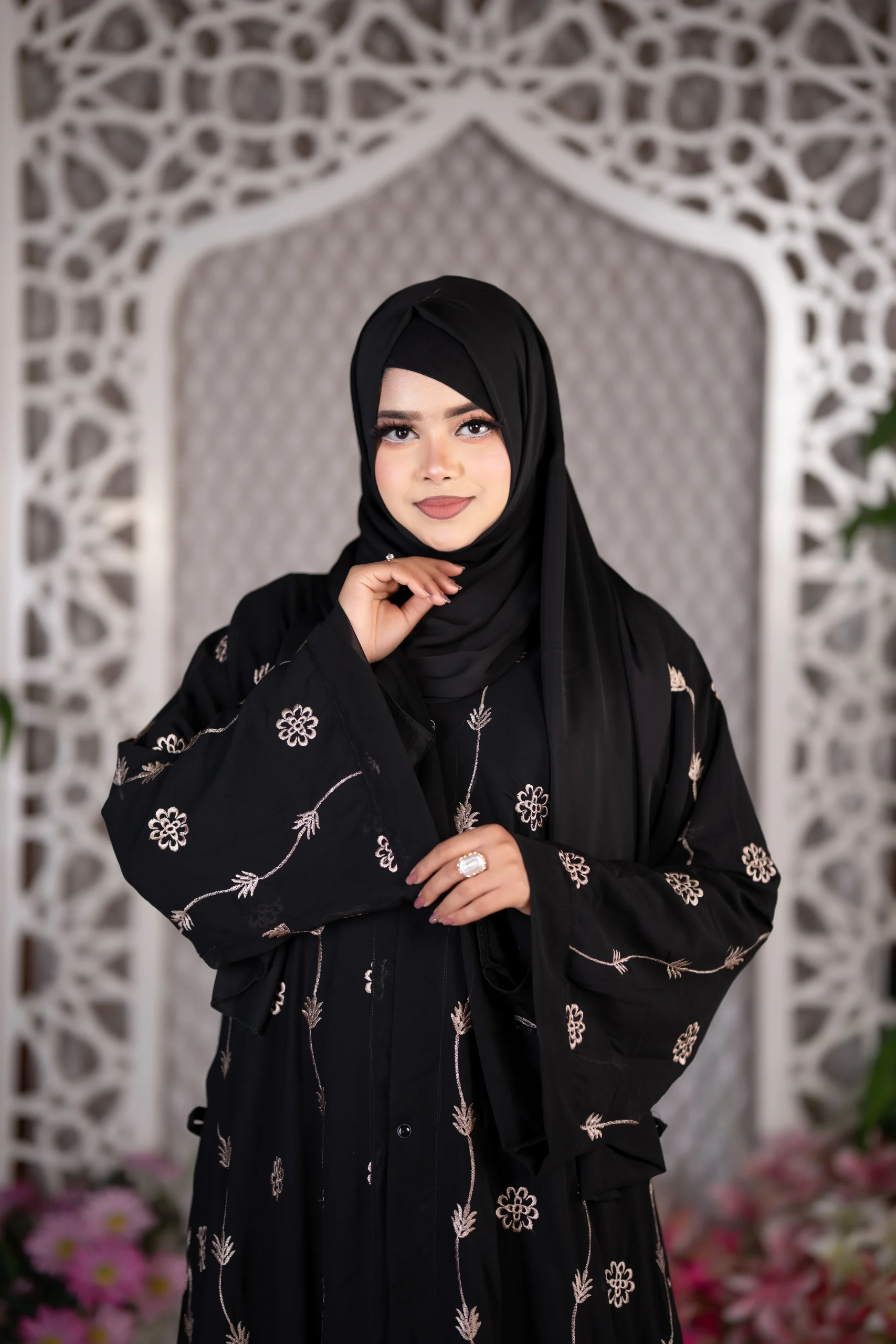 2625 Premium Embroidery Burka for Women in Bangladesh | Stylish Modest Wear | Muslim Cloths - Image 2