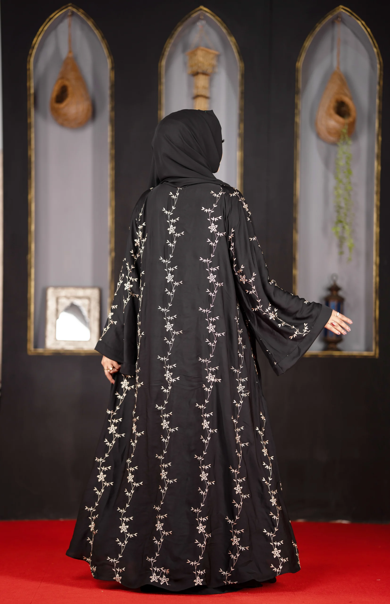 2610 Premium Embroidery Burka for Women in Bangladesh | Stylish Modest Wear | Muslim Cloths - Image 3